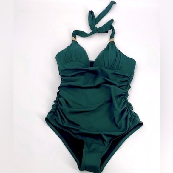 Victoria's Secret Swim Nwot Victorias Secret Hunter Green One Piece